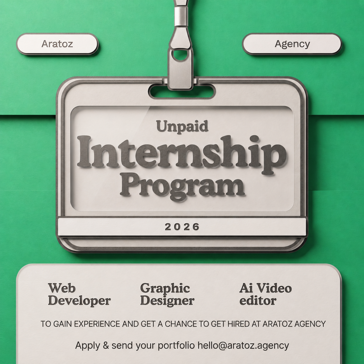 Aratoz Internship 2026